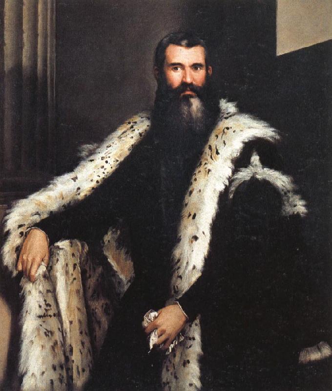 Paolo Veronese Portrait of a Gentleman in a Fur